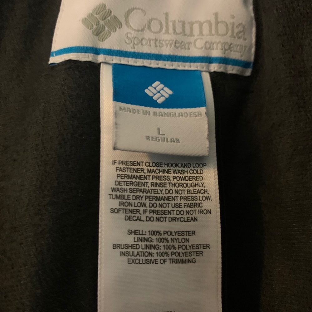 Men’s Columbia Snow/Snowboard/Ski Pant L